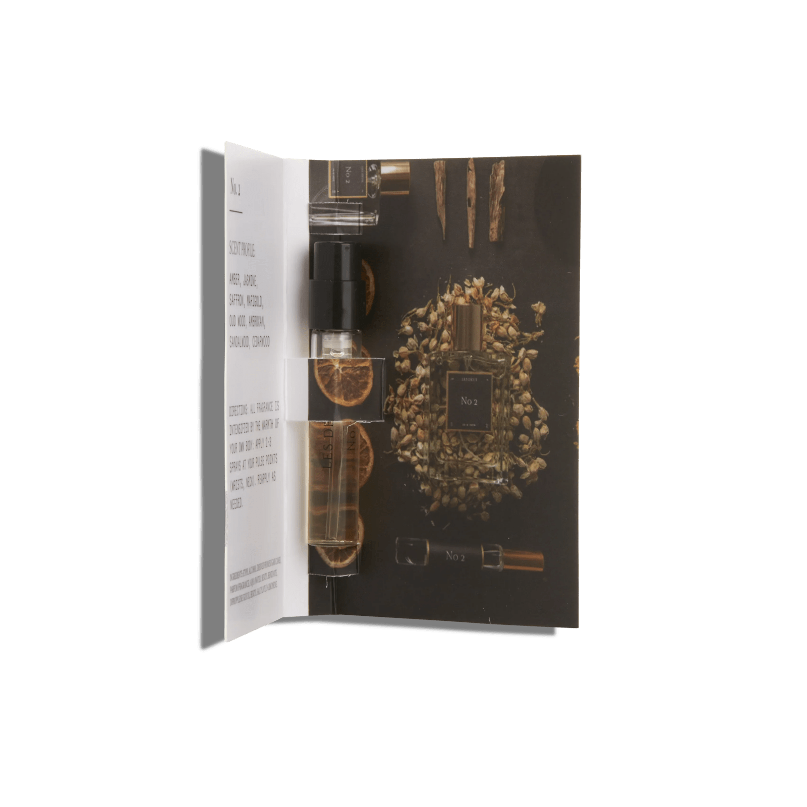 No. 2 - Peau d’Or - Amber, Saffron, Sandalwood & Marigold - Les Deux Fragrances