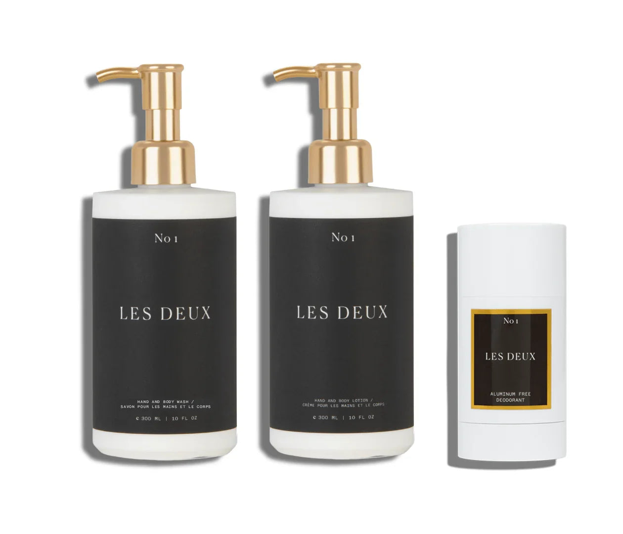 No. 1 - Bois Sacré Body Trio Set - Les Deux Fragrances